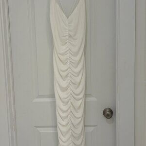 Saks Fifth Avenue, SER.O.YA White Ruched Dress